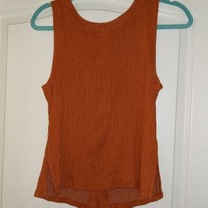 Anthropologie button back tank top